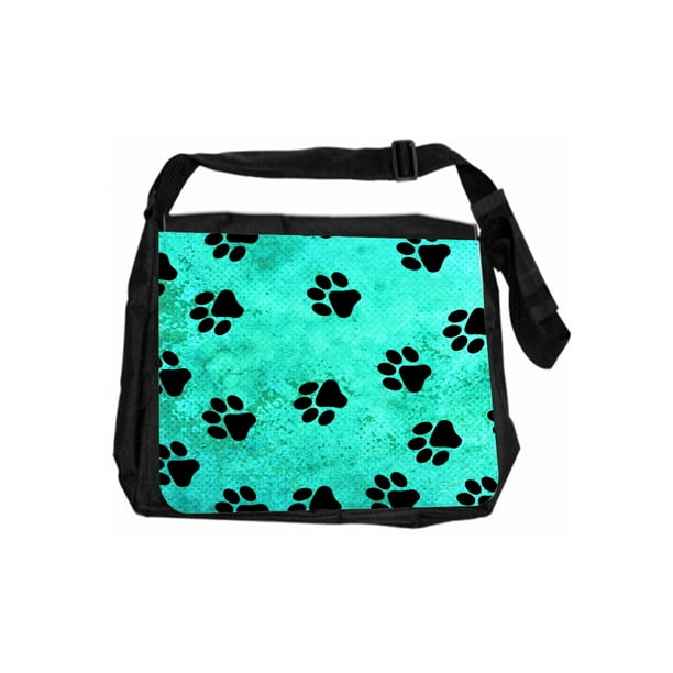 Floral Grunge Cross Body Shoulder Messenger Laptop Bag